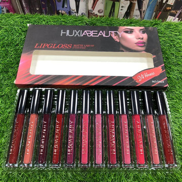 12Pcs Huxia Beauty New Matte Liquid Lip Gloss