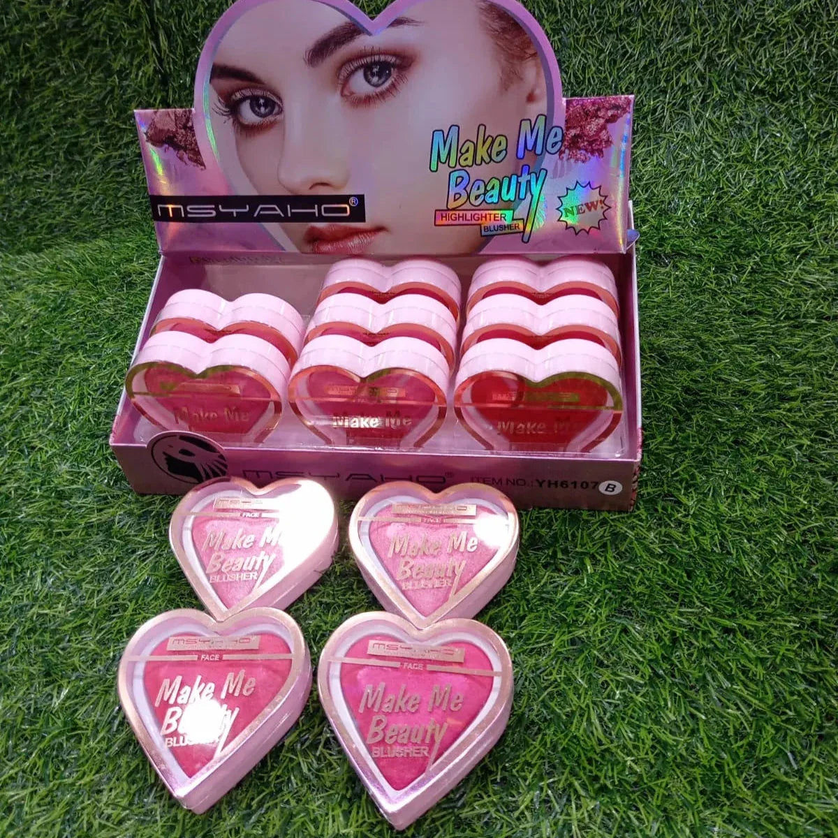 Msyaho heart Shape blushon (4 Pcs)