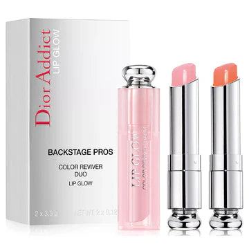 Dior Addict Lip Glow Color Reviver Duo Gift Set (Pack of 2)