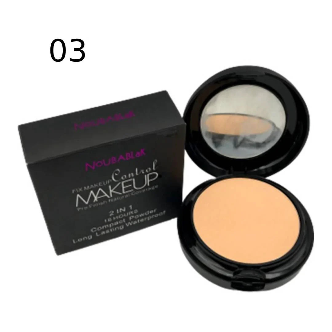 Noubablak 18 Hours Compact Powder Long Lasting Waterproof