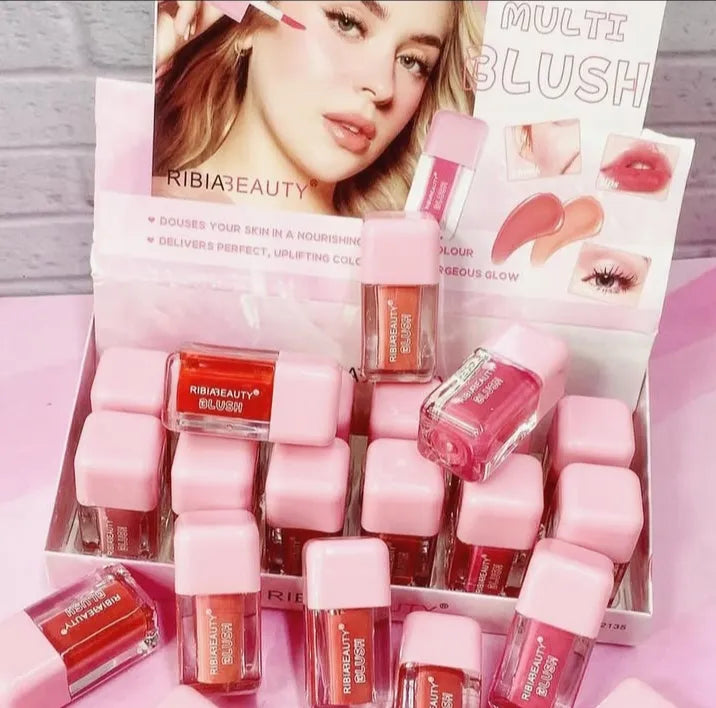 Ribia Beauty Liquid Blusher 6Pcs