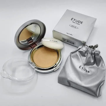 Etude Twin Cake Compact Powder With Puff And Pouch