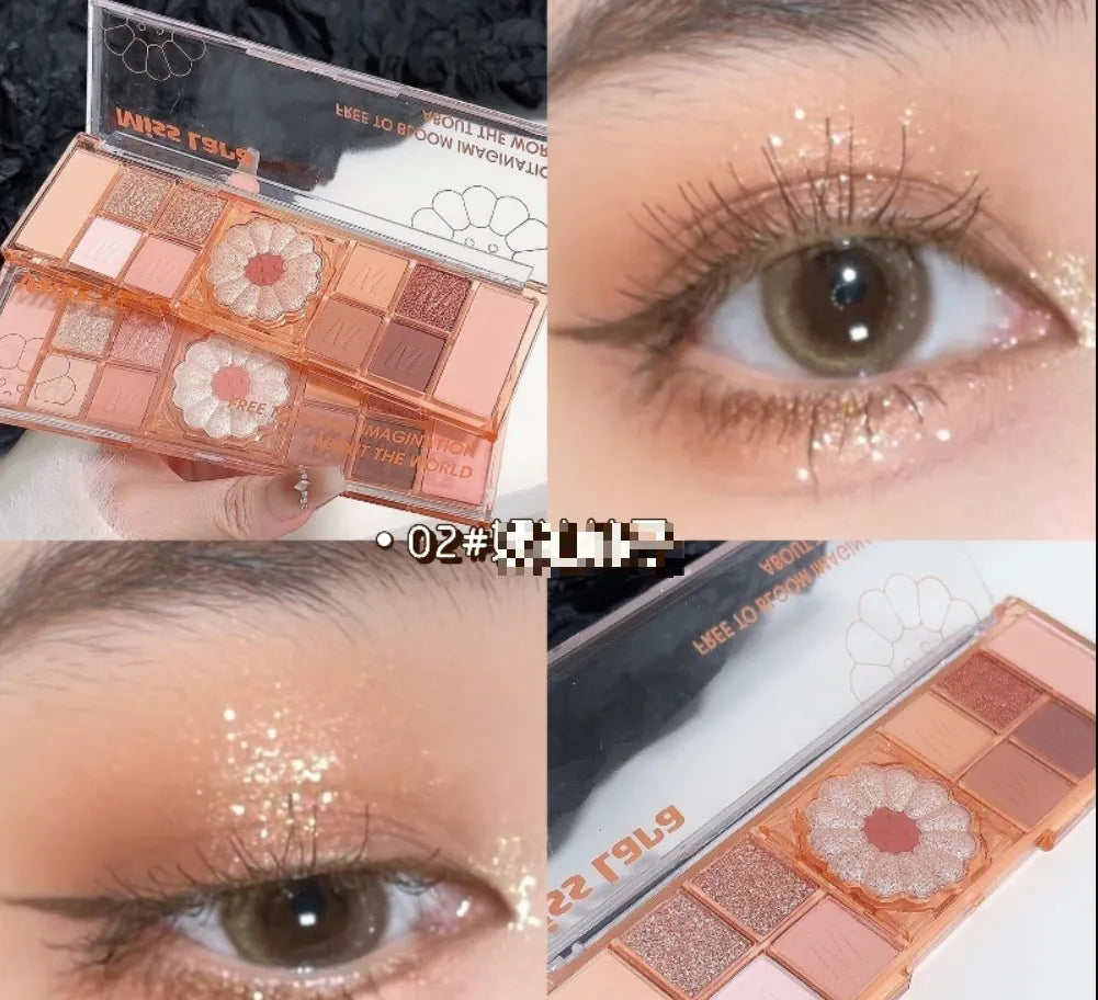 Miss lara Cute Flower Eyeshadow Palette