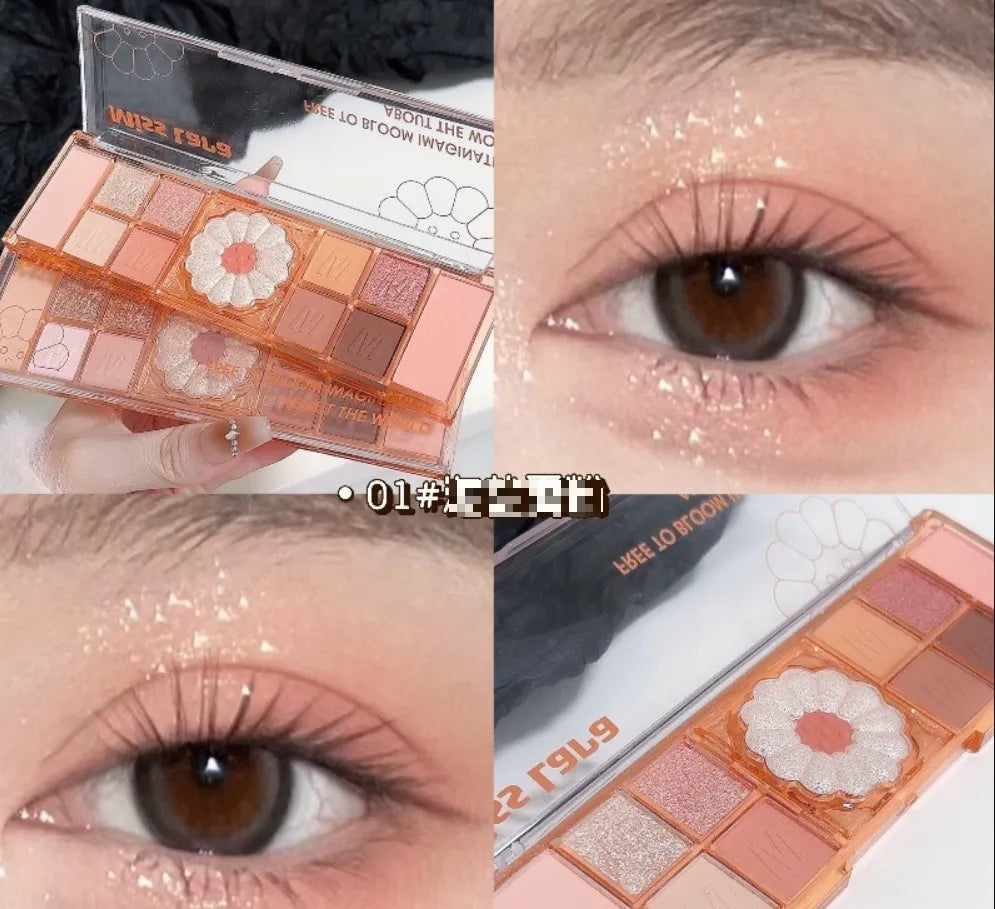 Miss lara Cute Flower Eyeshadow Palette