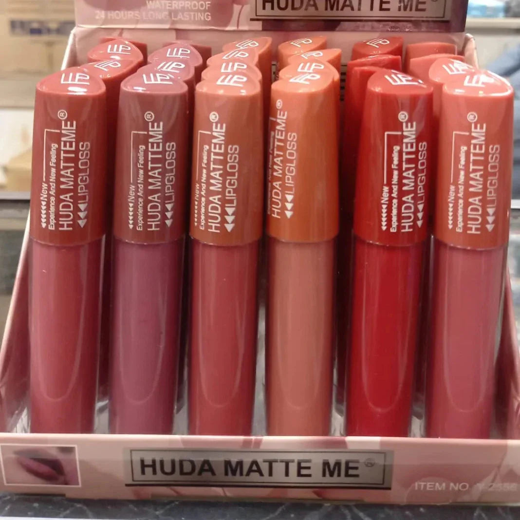 Huda Matte Me Matte Lip Gloss 6Pcs