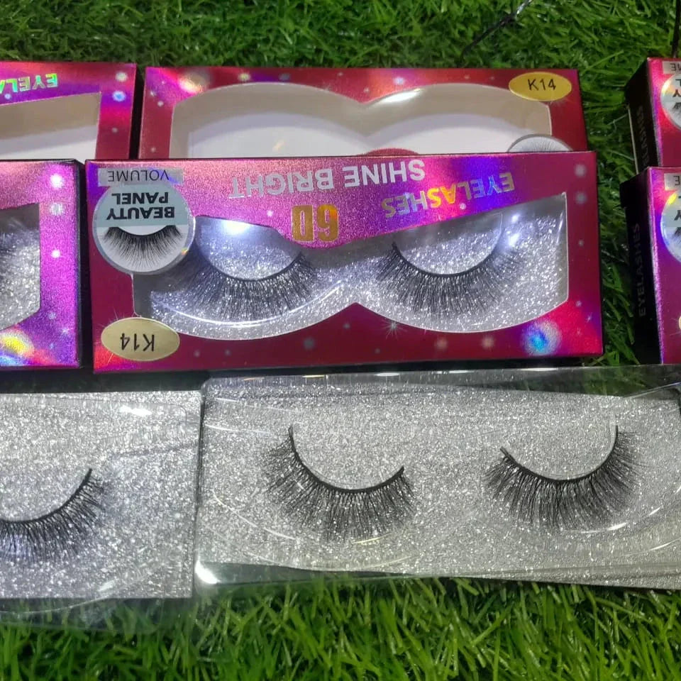 6D Eyelashes  Pack of 2Pcs