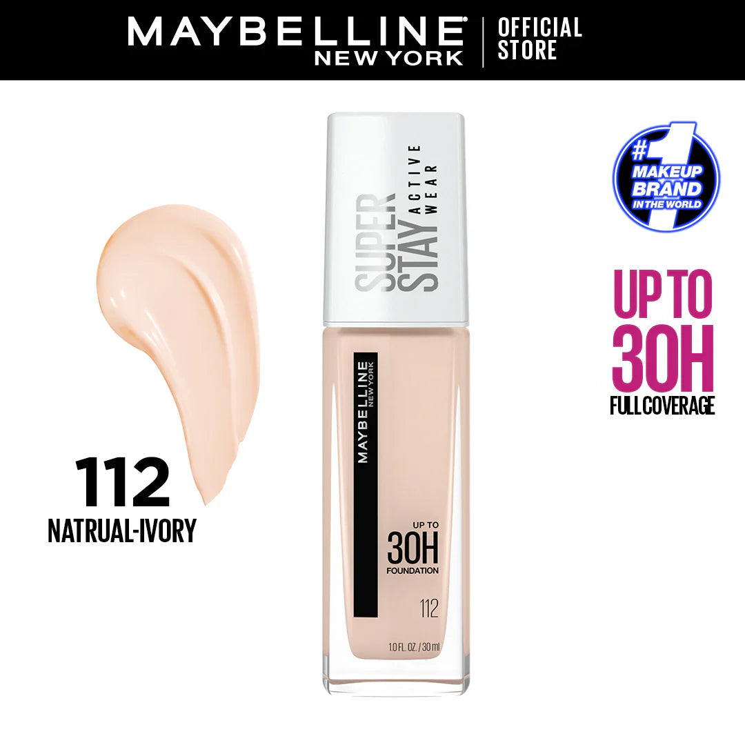 Original Maybelline Superstay 30 Hour Active Wear Full Coverage Foundation