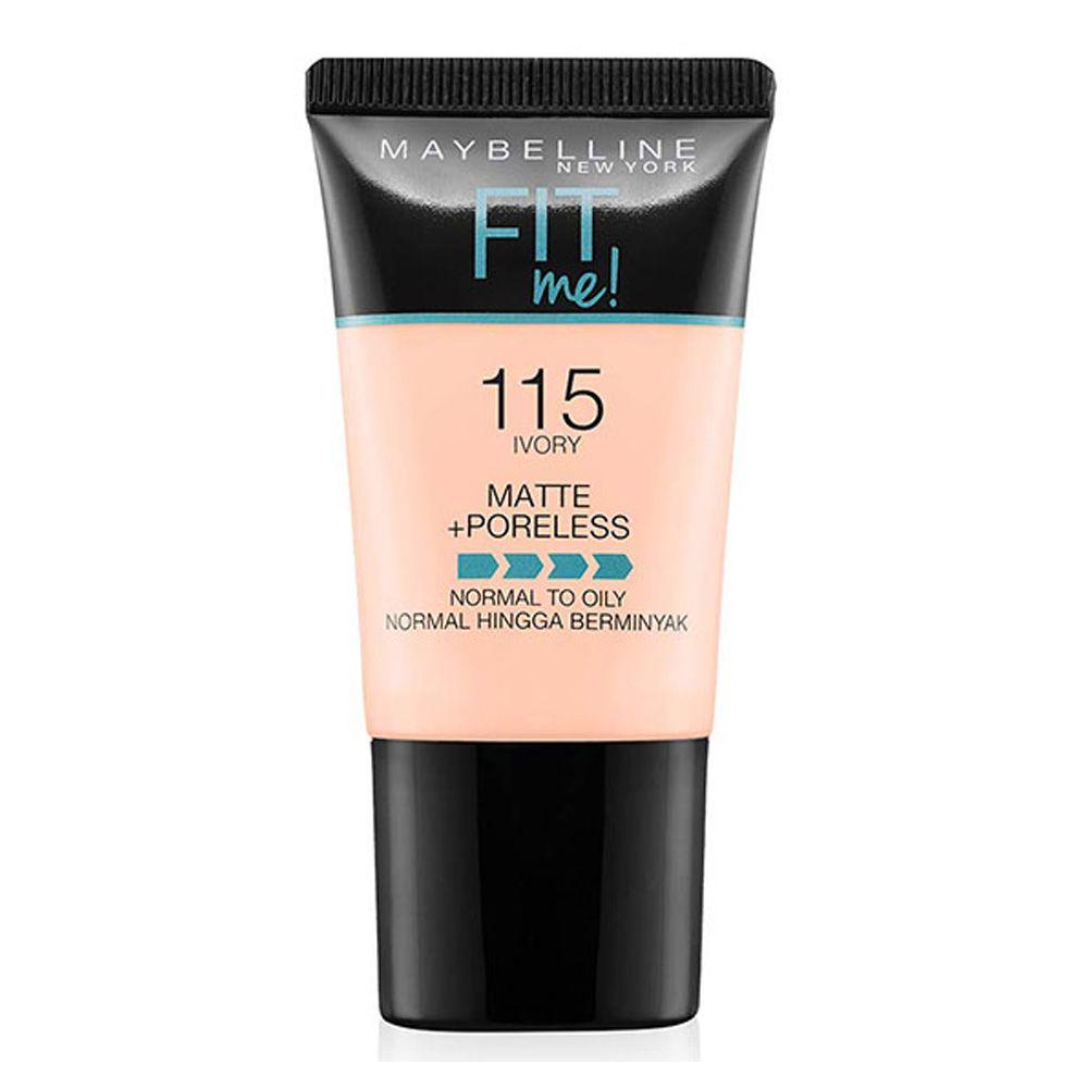 New York Fitme Maybelline Matte Poreless Foundation Tube