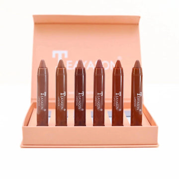 Set of 6 Teayason Nude Lipsticks