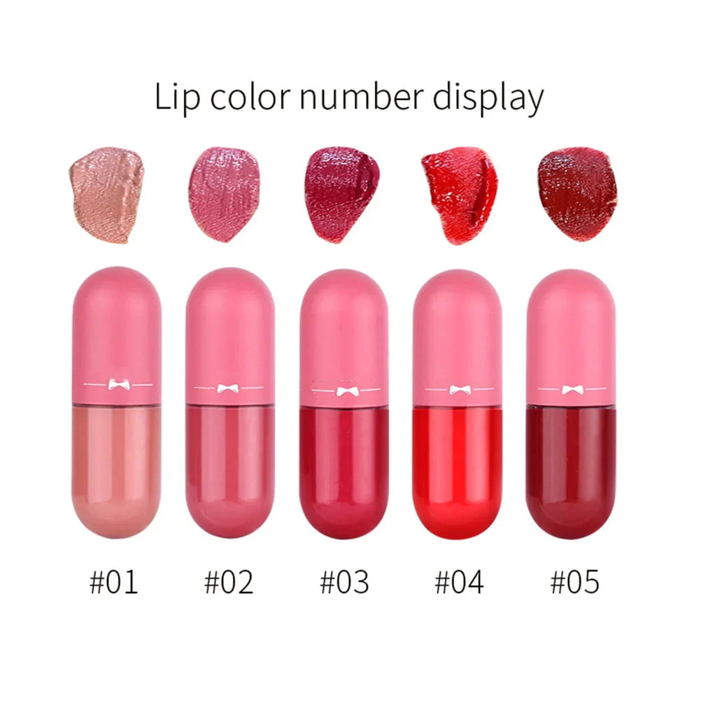 Gegemoon Mini Matte Lip Gloss 5pcs Set