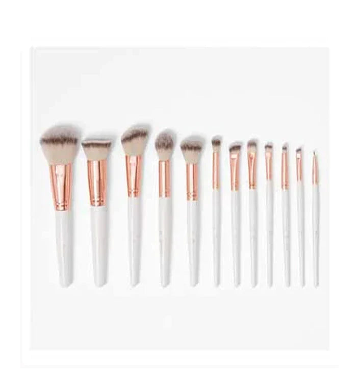 12 Pcs BH Cosmetics Rose Romance Brush Set