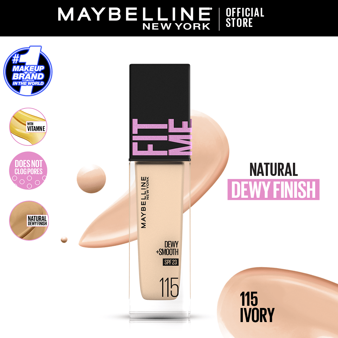 Maybelline New York Fitme Dewy & Smooth Liquid Foundation