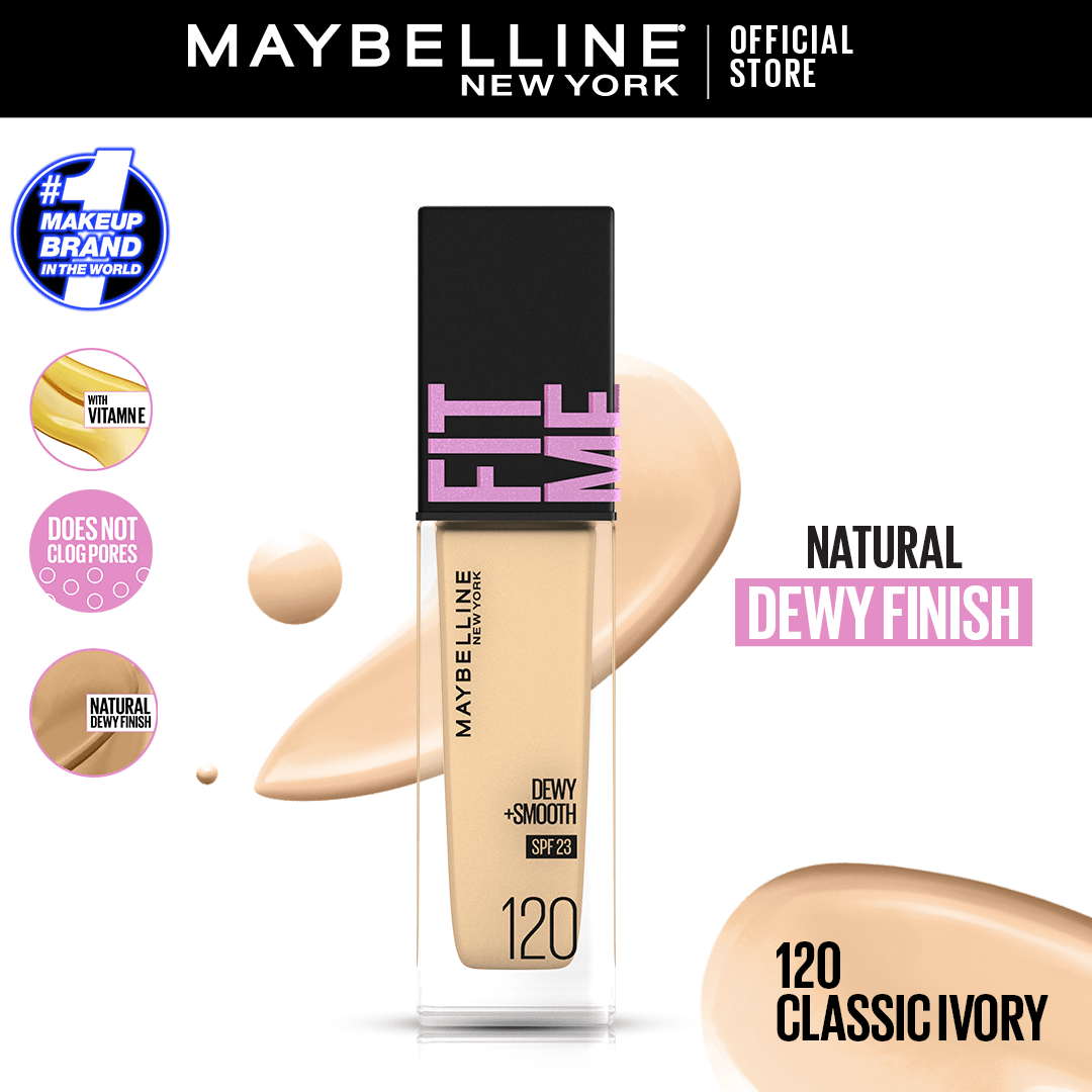 Maybelline New York Fitme Dewy & Smooth Liquid Foundation