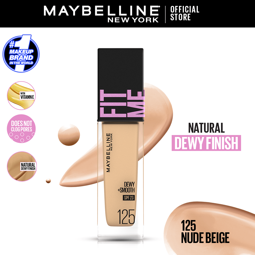 Maybelline New York Fitme Dewy & Smooth Liquid Foundation