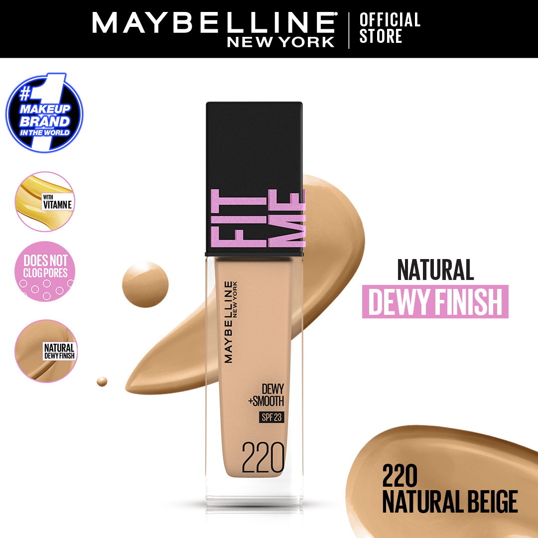 Maybelline New York Fitme Dewy & Smooth Liquid Foundation