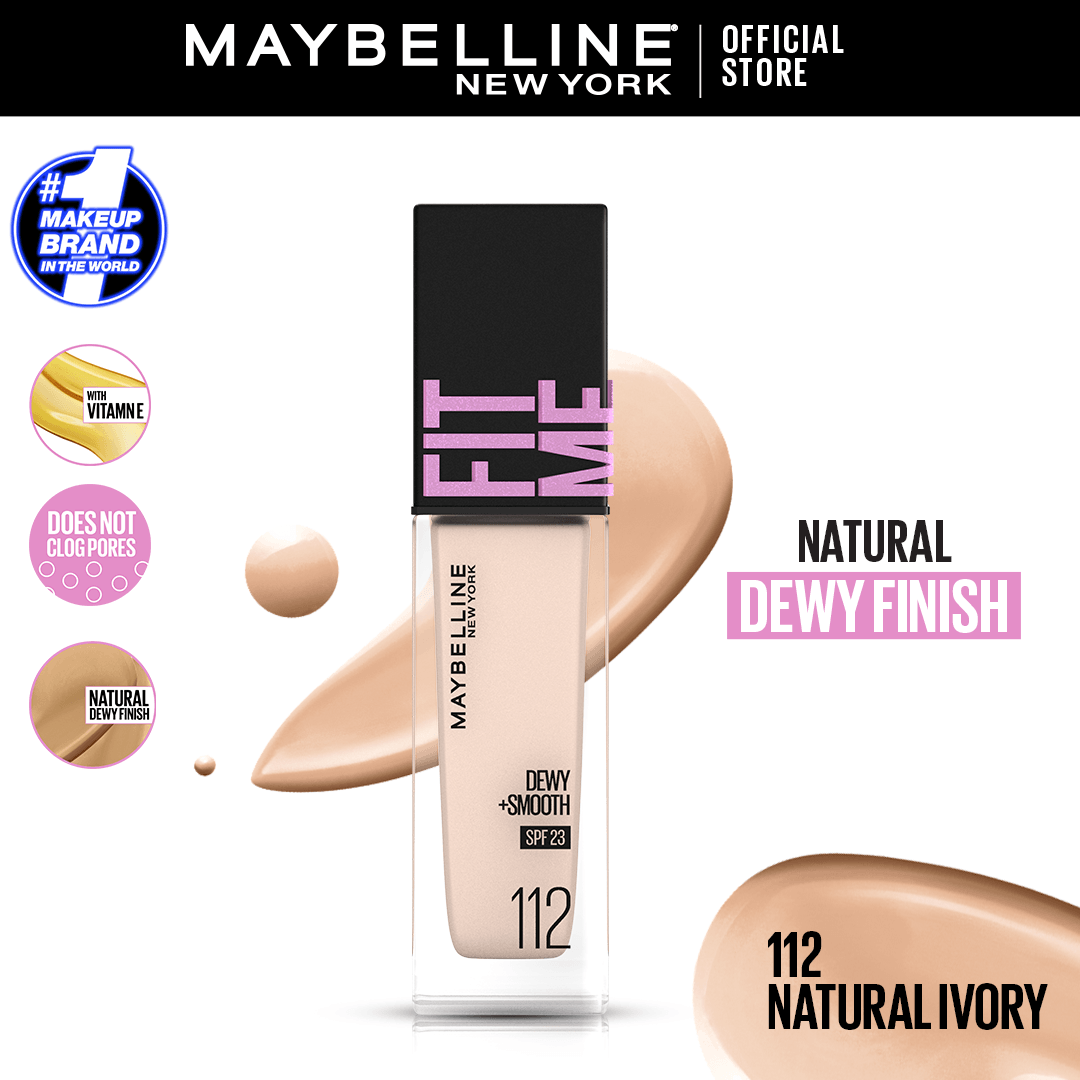 Maybelline New York Fitme Dewy & Smooth Liquid Foundation