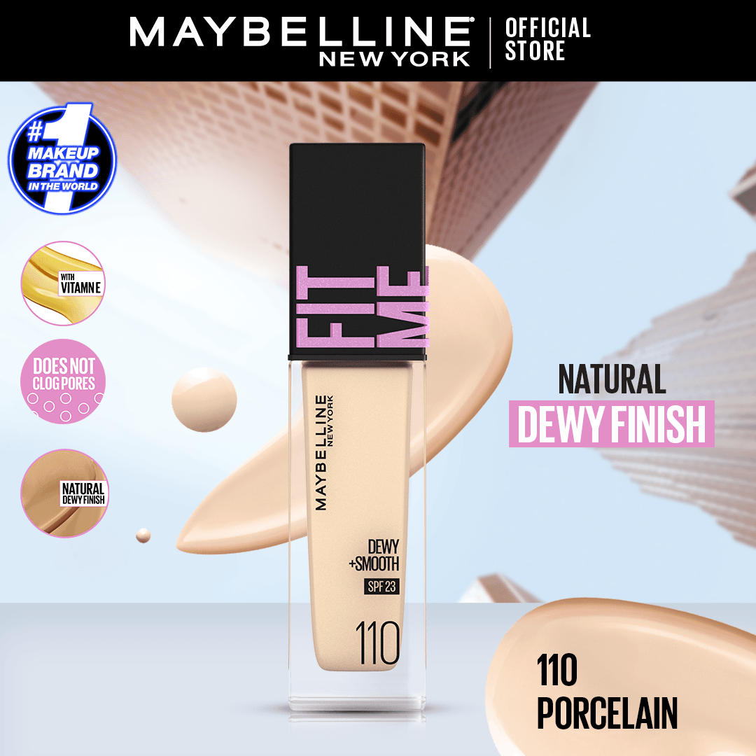 Maybelline New York Fitme Dewy & Smooth Liquid Foundation