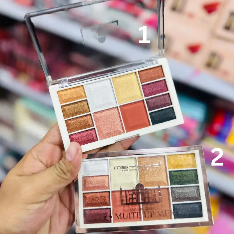 12 Colors Eyeshadow and Blush Palette