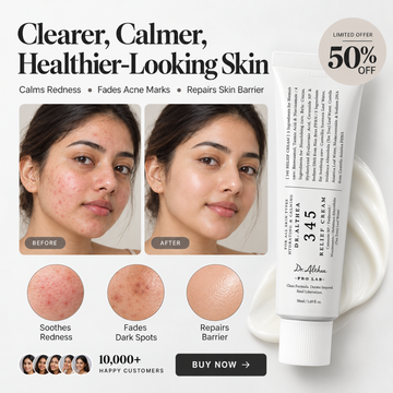 Relief Cream for Acne Marks & Redness – Repairs Damaged Skin Barrier, Deep Hydration & Oil Control, Non-Comedogenic Formula for Clear Skin