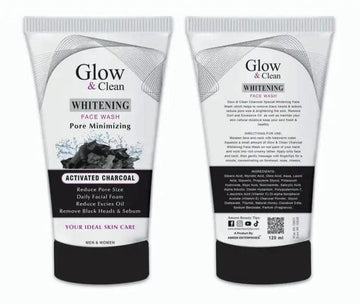 Glow & Clean Whitening Activated Charcoal Face Wash 120ml Glow & Clean Whitening Activated Charcoal Face Wash 120ml Glow & Clean Whitening Activated Charcoal Face Wash 120ml