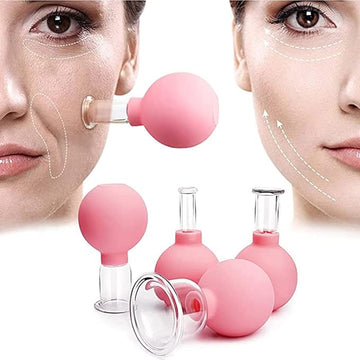 Vacuum Cupping For Facial Massage