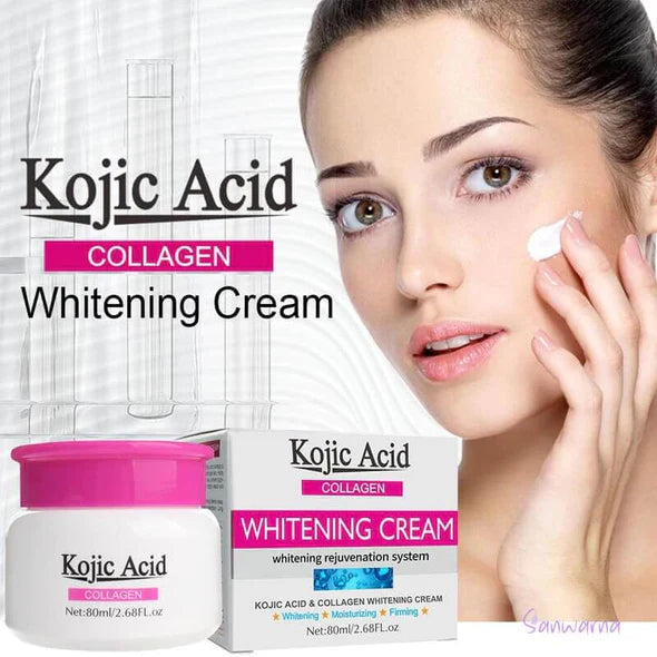 Kojic acid whitening cream