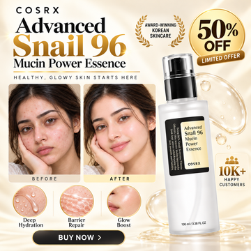 COSRX Advanced Snail 96 Mucin Power Essence – Deep Hydration, Skin Barrier Repair & Radiant Glow