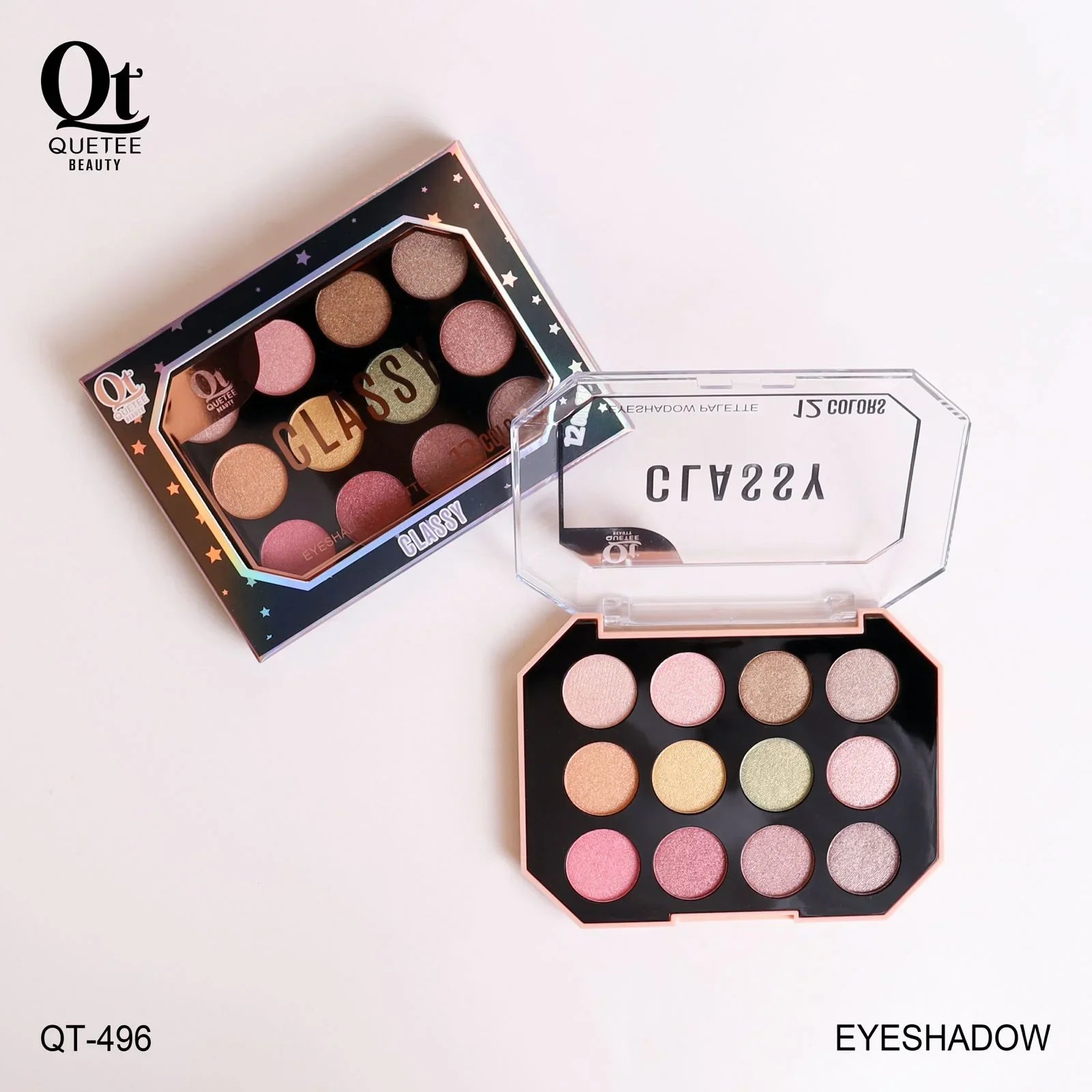 Quetee Beauty shimmer Eye Shadow Kit 12 Colors