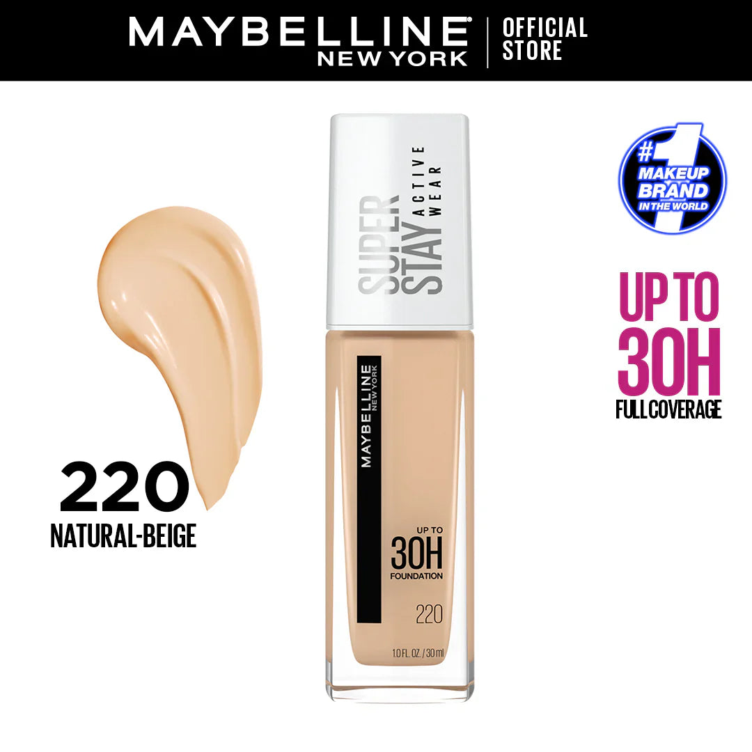 Original Maybelline Superstay 30 Hour Active Wear Full Coverage Foundation