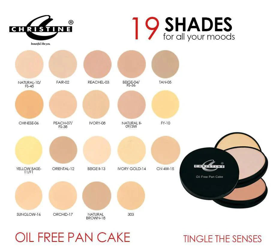 Christine Oil Free Pan Cake Foundation