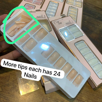 24 Pcs Artificial Nails For Women
