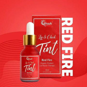 Glaash Lip Cheek Tint Water Based Red Fire 15ml