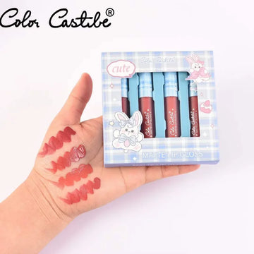 Pack of 4 Color Castle Matte Lip Gloss