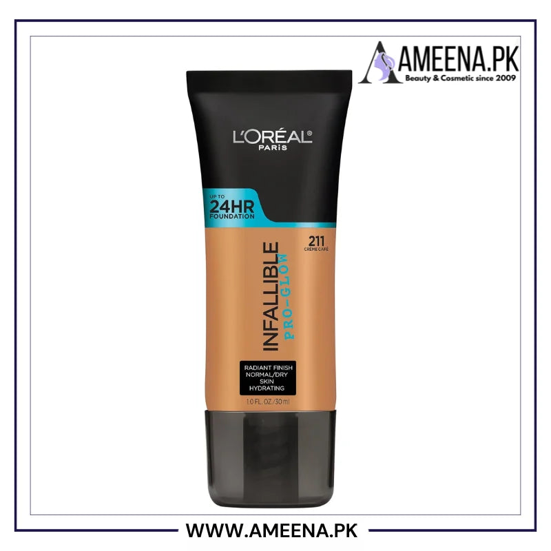 L'Oreal Paris Makeup Infallible Up to 24HR Pro-Glow Foundation