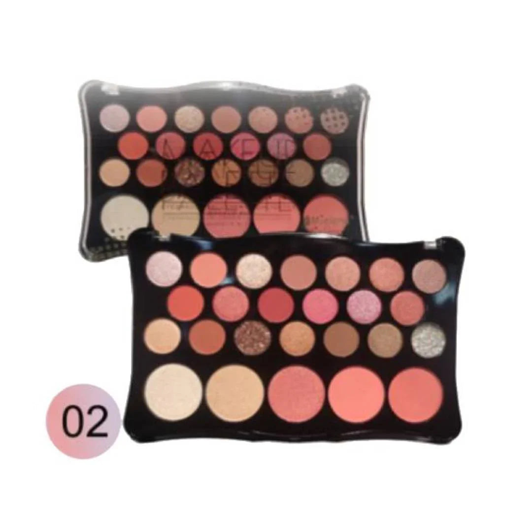 Mielena Italy 25 Color Makeup Palette Eyeshadow Blusher Highlighter Palette