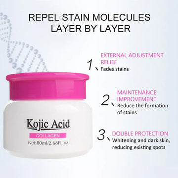 Kojic acid whitening cream