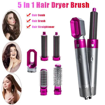 5 in 1 Hot Hair Styler With Free Gift Hair Hold Spray MADE by USA