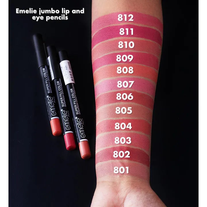 Emelie Lip Pencil Pack of 12