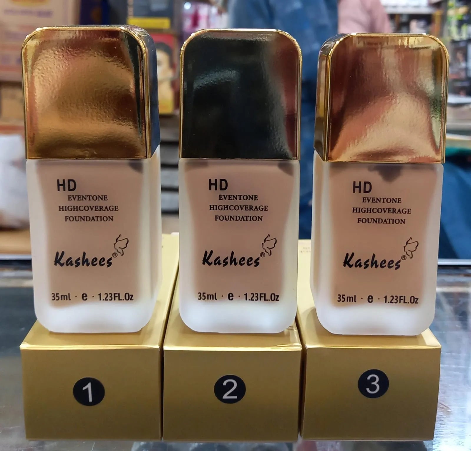 Kashees Eventone Highcoverage Foundation 35ML