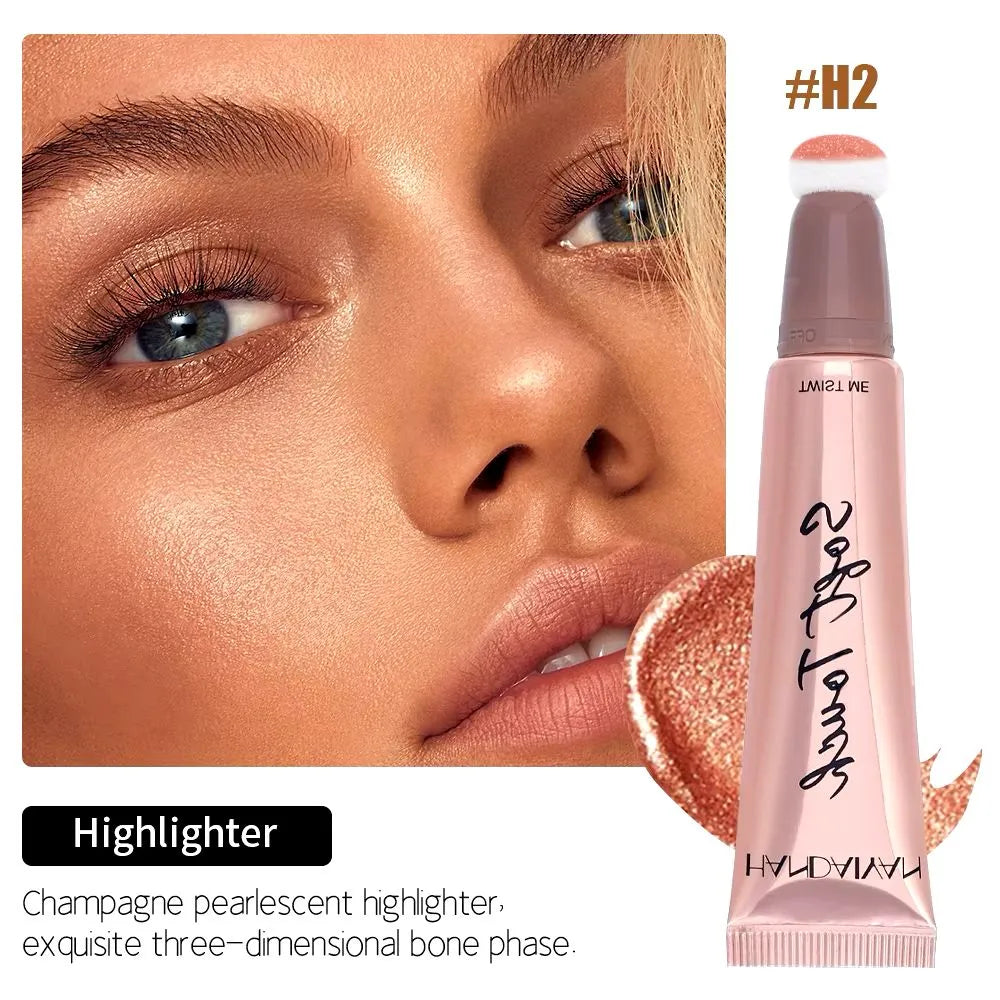 Handaiyan Puff Tube Blush & Highlighter Each