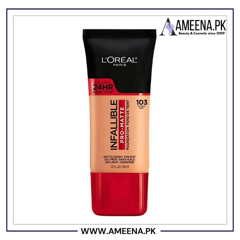 L'Oreal Paris Infallible Pro-Matte Liquid Longwear Foundation