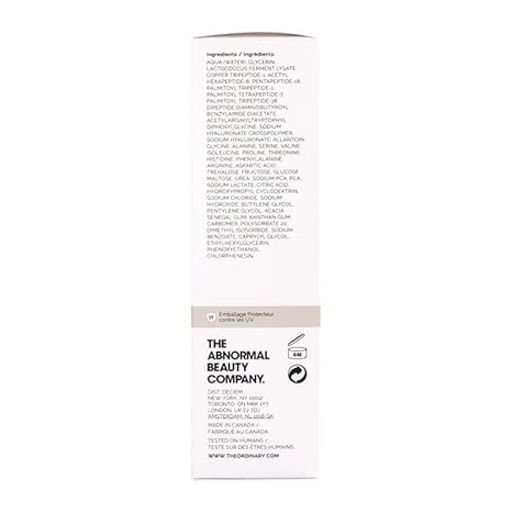 The ordinary serum Buffet + copper peptides 1%