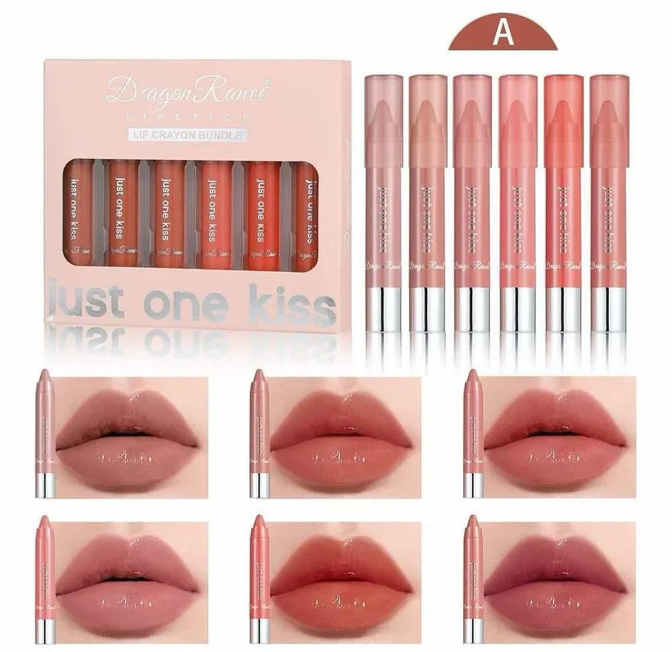 Dragon Ranee Lipsticks Lip Crayon Bundle of 6