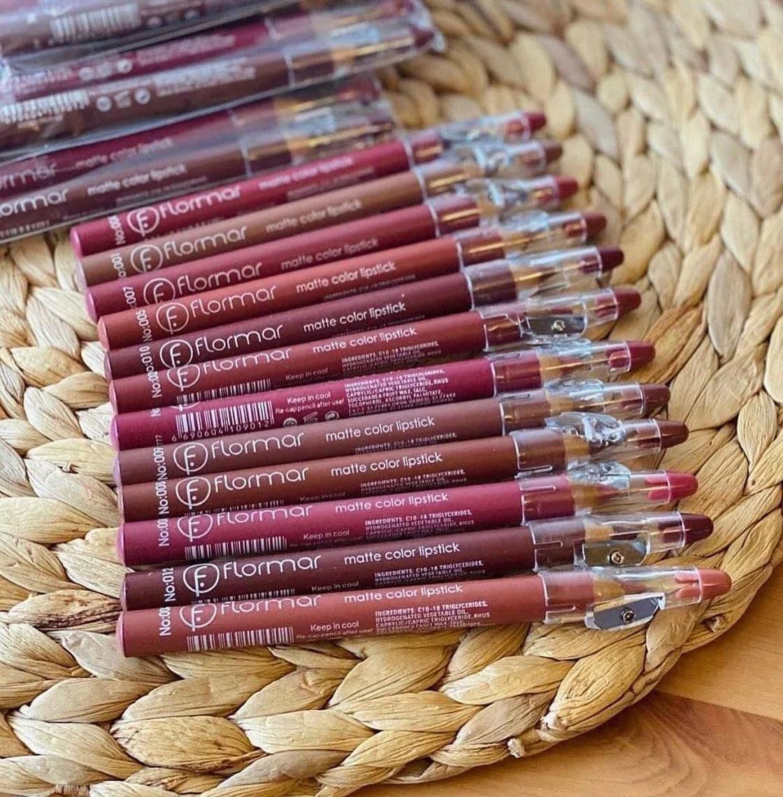 Flormar Lip Pencil Pack of 12