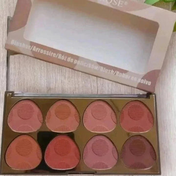 8 Colors Miss Rose New Blushon Palette