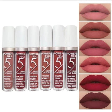 6Pcs Bob Matte Lipgloss Set