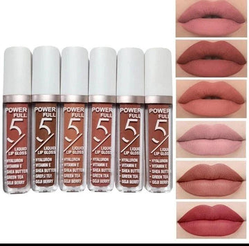 6Pcs Bob Matte Lipgloss Set