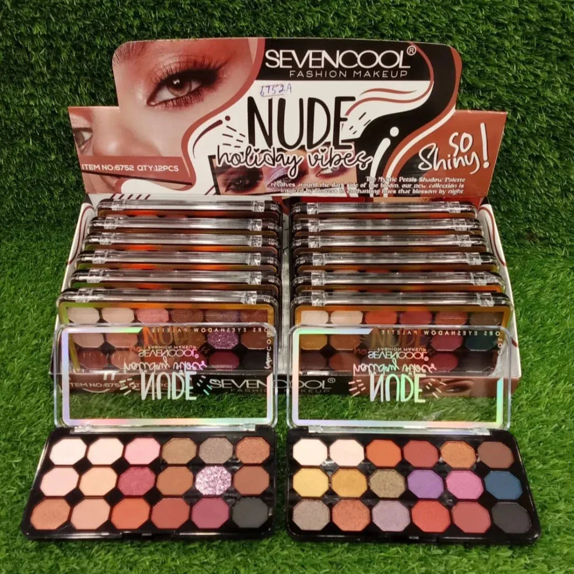 Sevencool 18 Color Nude Eyeshadow Pallete Each