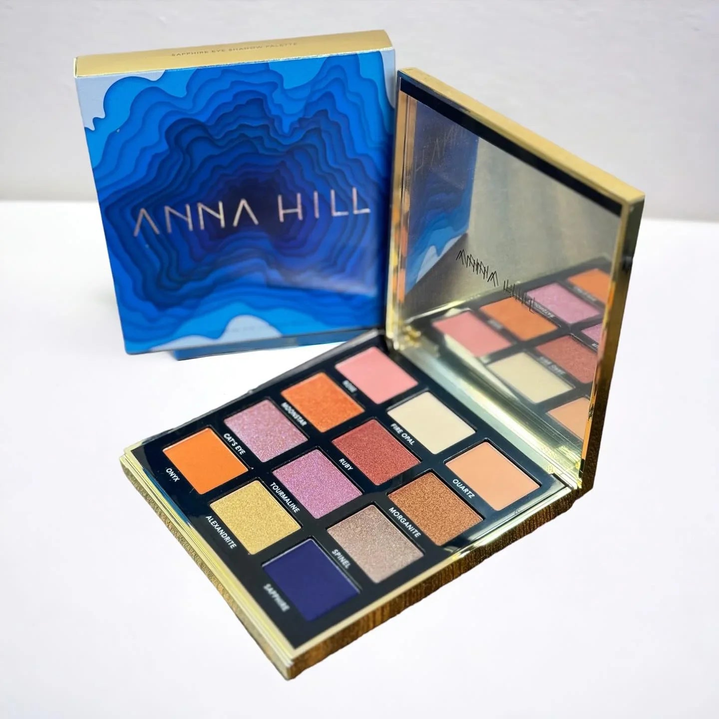 Anna Hill Sapphire Eyeshadow Palette (12 Colors)