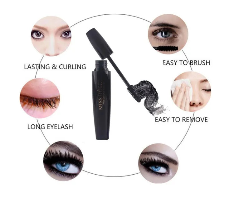 Miss Rose Thick Natural Curling Volumizing WaterproofMascara